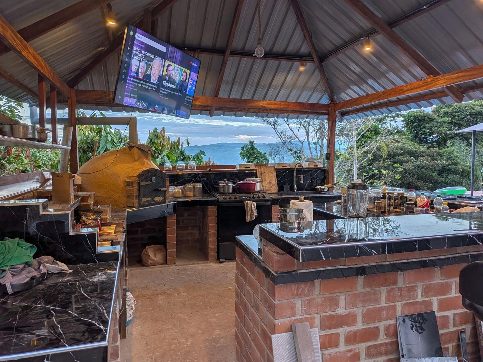 cocina al aire libre