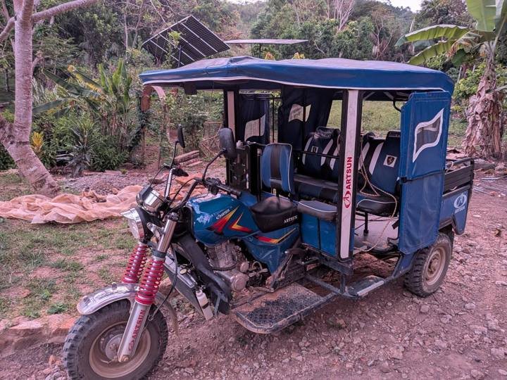 My own motokar, the jungle's pickup truck.